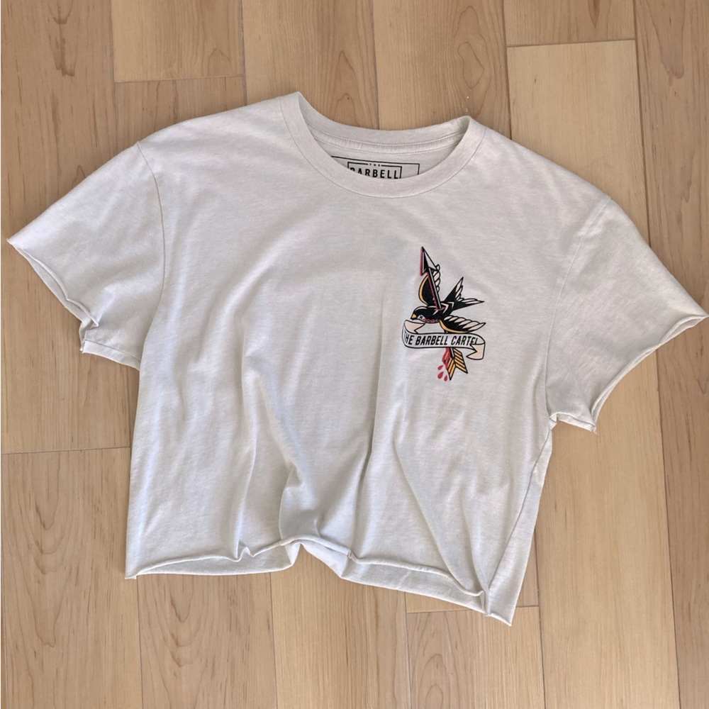 Barbell Cartel American Crop Tee